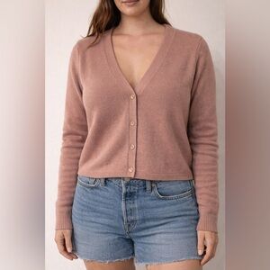 Babaton Dusty Rose Cardigan Sweater